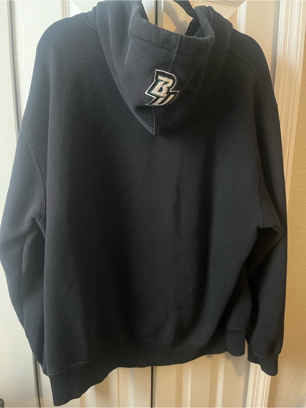 Champion brand Binghamton University black embroidered hoodie size XL - Picture 4 of 5